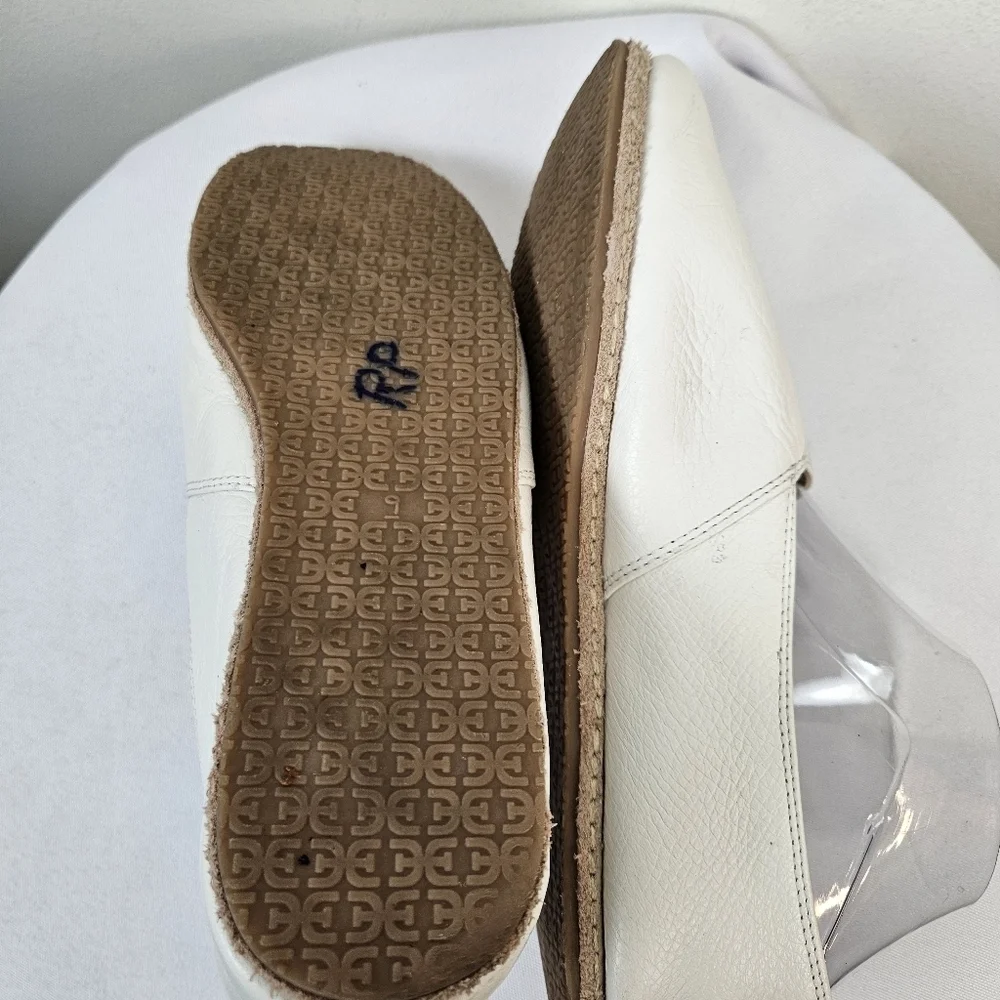 Sam Edelman Everie Leather Logo Espadrille Loafers Size 9M